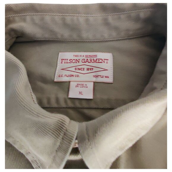 💼 Filson Garment 100% Cotton Shirt – Size XL – NWT - Picture 4 of 4